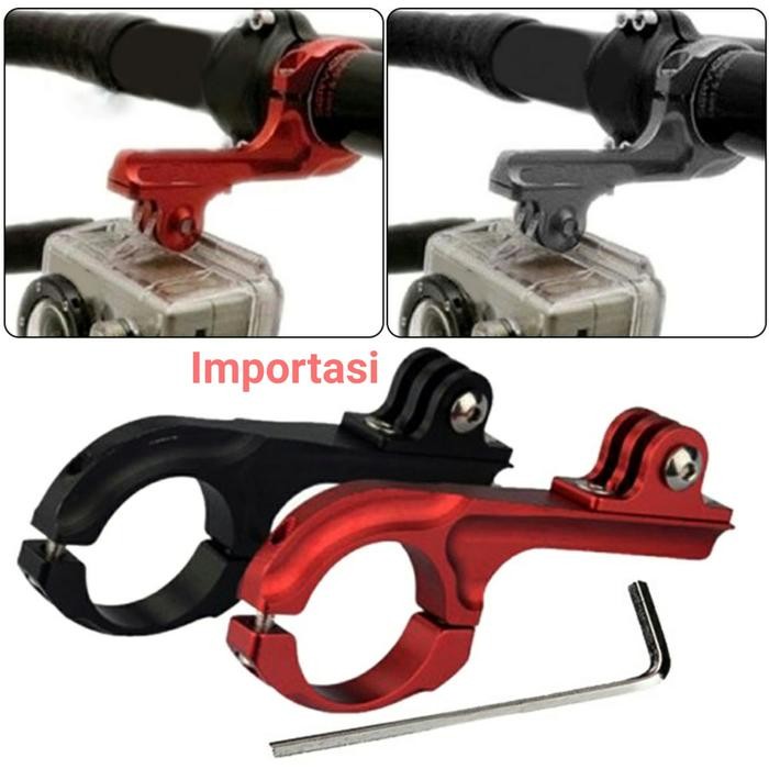 Jual Pilihan- Bracket Holder Gopro Osmo Alumunium Mount Stang Motor ...