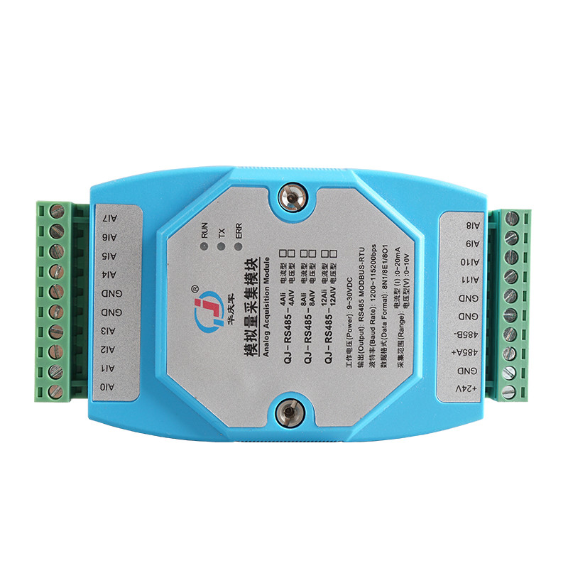 Jual NEW Huaqingjun 4/8/12-Channel RS485 Analog Inputs Module 0-20mA 4 ...