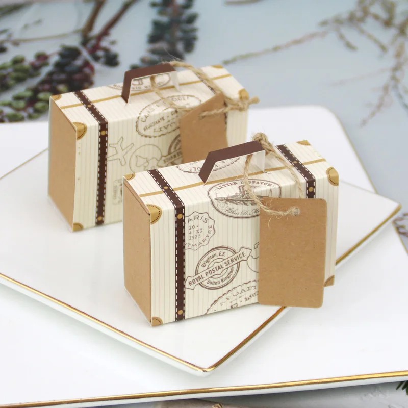 BENECREAT 30pcs Boîtes Cadeaux En Forme De Maison Kraft - Emballage Bonbons Mariage
