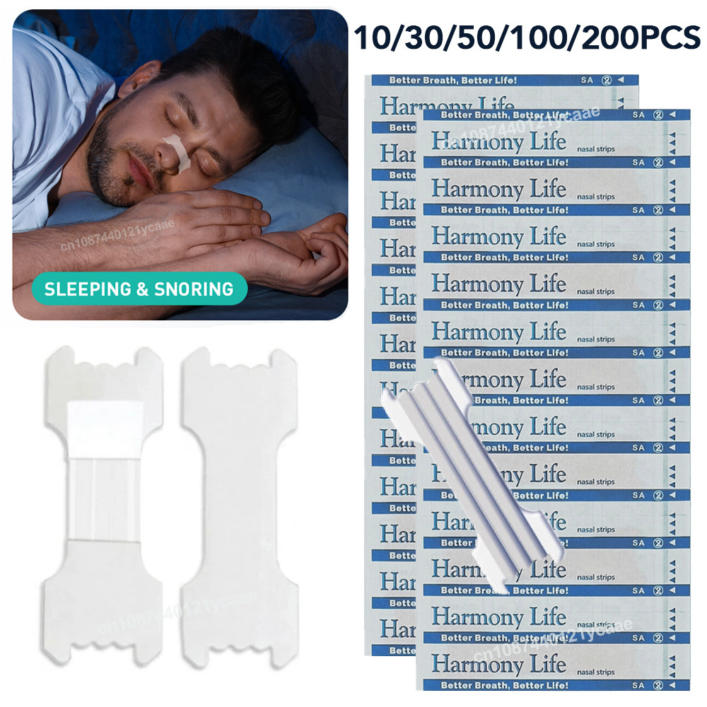 Jual 10/30/50/200Pcs Breath Nose Patch Extra Strength 2 PE Supports ...