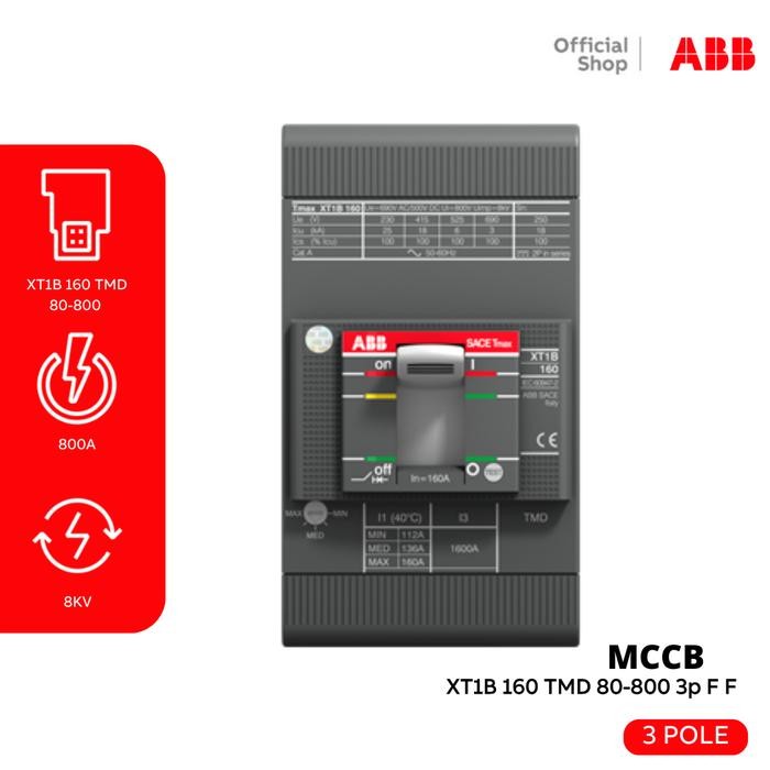Jual Abb Mccb 3P 80A 18Ka Xt1B Tmd 1Sda066806R1 | Shopee Indonesia