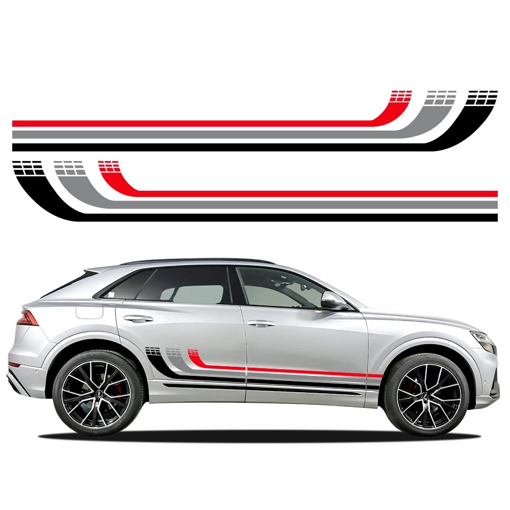 Jual Car Door Side Body Sticker Graphics Vinyl Decals Trims Accessories ...