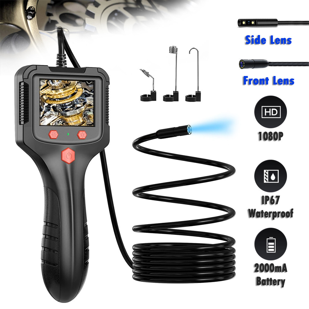 Jual 8Mm 2.4In 1080P Inspection Camera Automotive Piping Endoscope ...