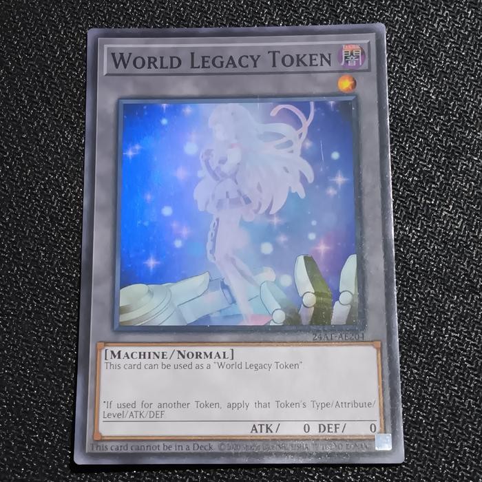 Jual 7q81 Yugioh Ae World Legacy Token 24At-Ae204 Super Rare | Shopee ...