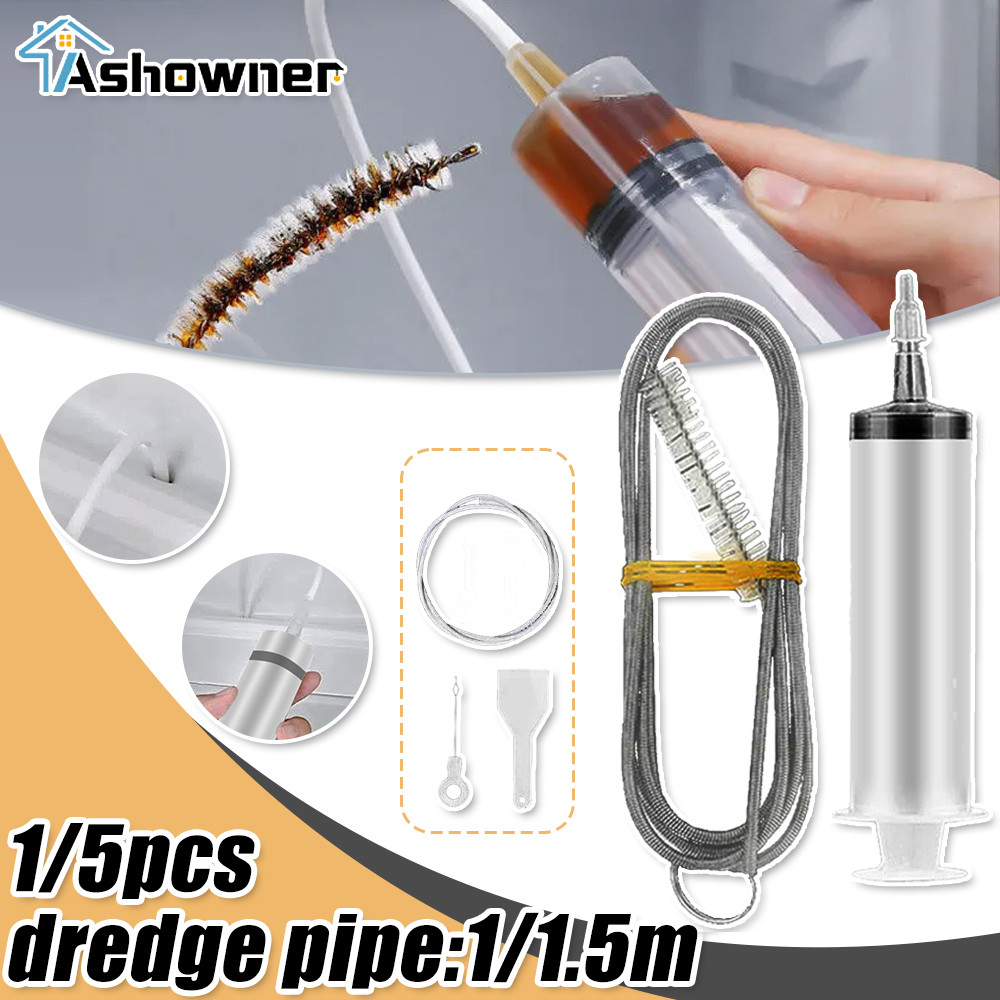 Jual Car Drain Hole Clog Remover Dredge Cleaning Brush Long Hoses 150Cm For Cleaning Auto Refrigerator I.1627149028