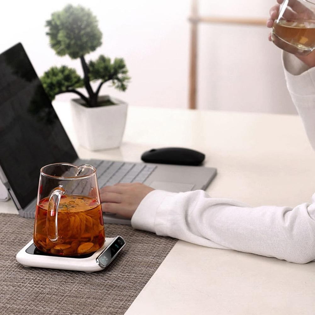 Jual Cup Warmer Pad Office Milk Tea Water Heating Pad Electric Desktop ...