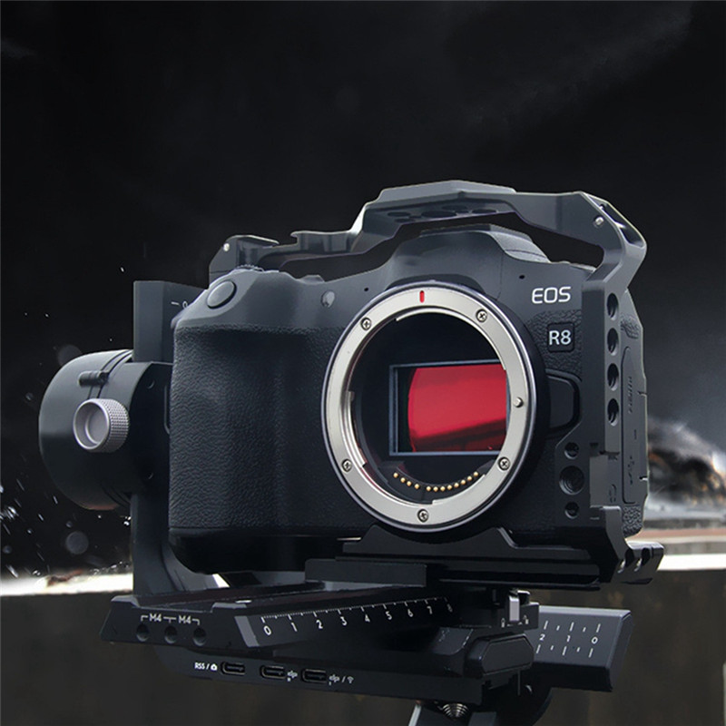 Jual A34M-For Canon Eos R8 Camera Cage Rig Cold Shoe Mount Arri 3/8Inch ...