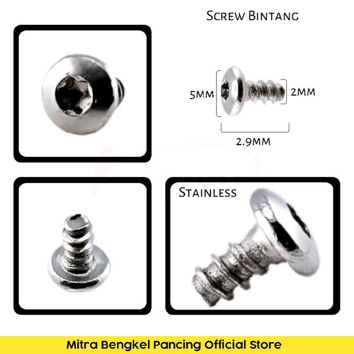 Jual Set Baut Stainless 1000 - 6000 Daido Reel Bandel Screw Bintang ...