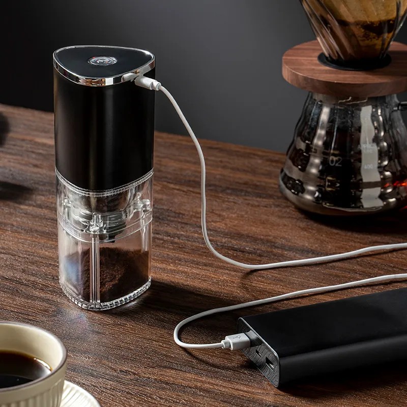 New Upgrade Portable Electric Coffee Grinder TYPE-C USB Charge Profession Ceramic Grinding Core Coffee Beans Grinder