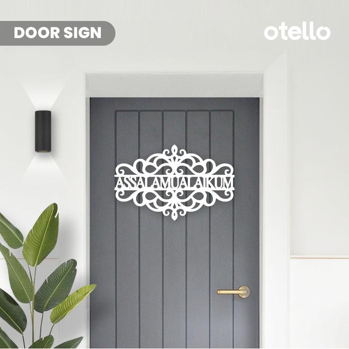 Jual Assalamualaikum Hiasan Pintu Rumah Door Sign Dekorasi Islami ...