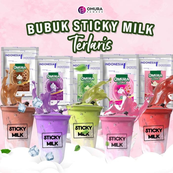 Jual InstanChatYaa- Bubuk Minuman Es Sticky Milk Premium Rasa Mangga ...