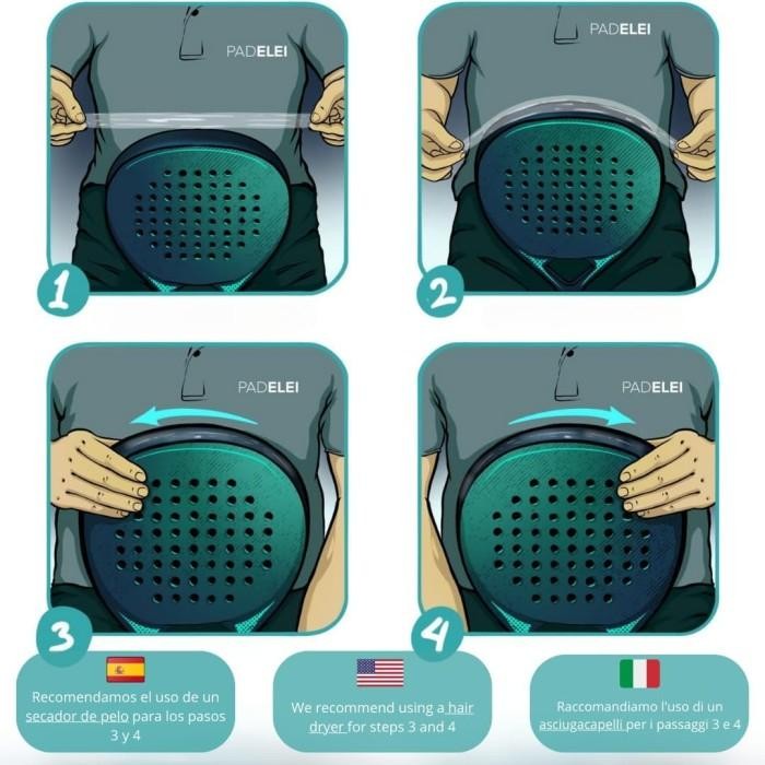 Jual ShockOut Racket Shield Frame Protection Padel Racket - Serious ...