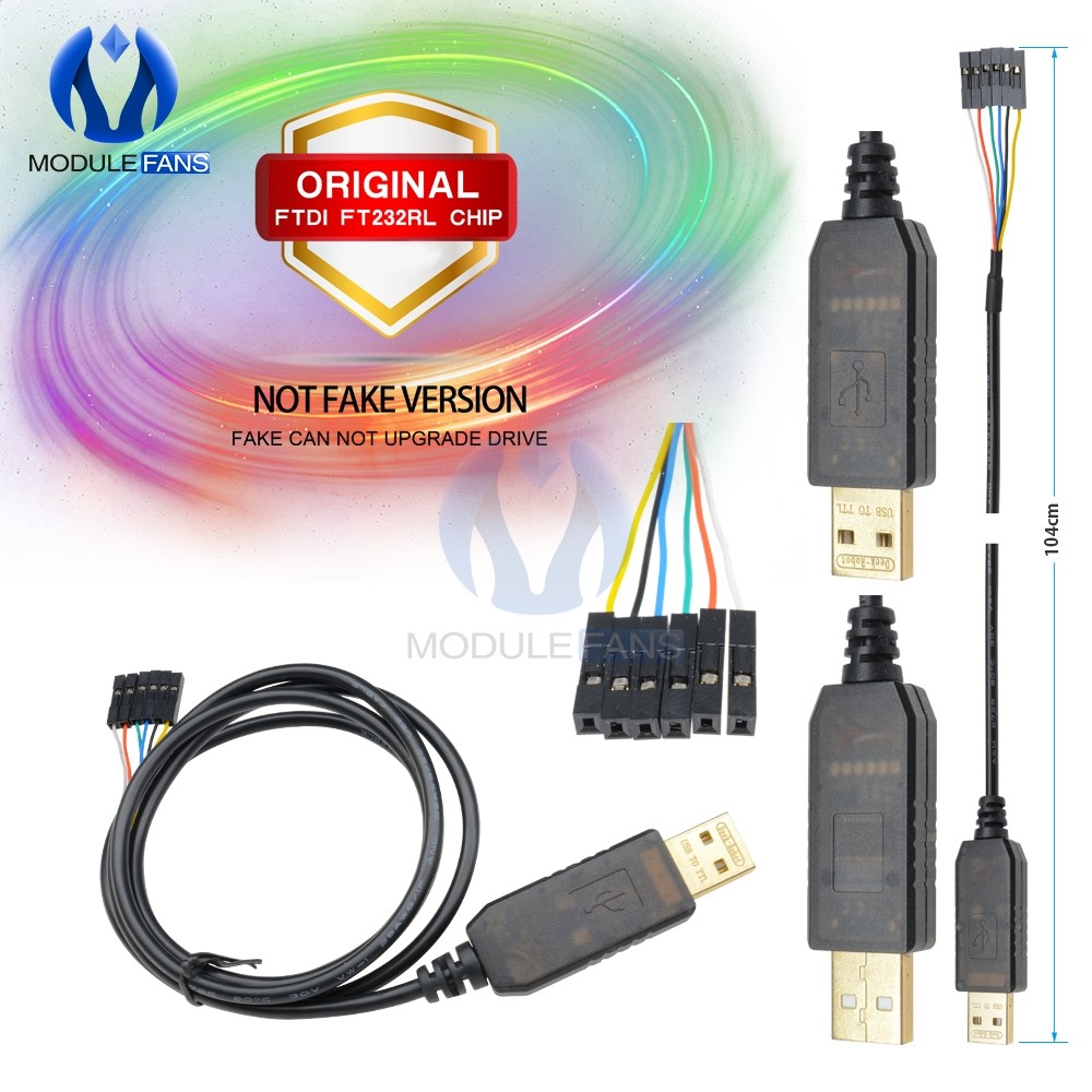 Jual Original 6P 6PIN FTDI FT232RL FT232 USB to TTL RS232 Serial Wire ...
