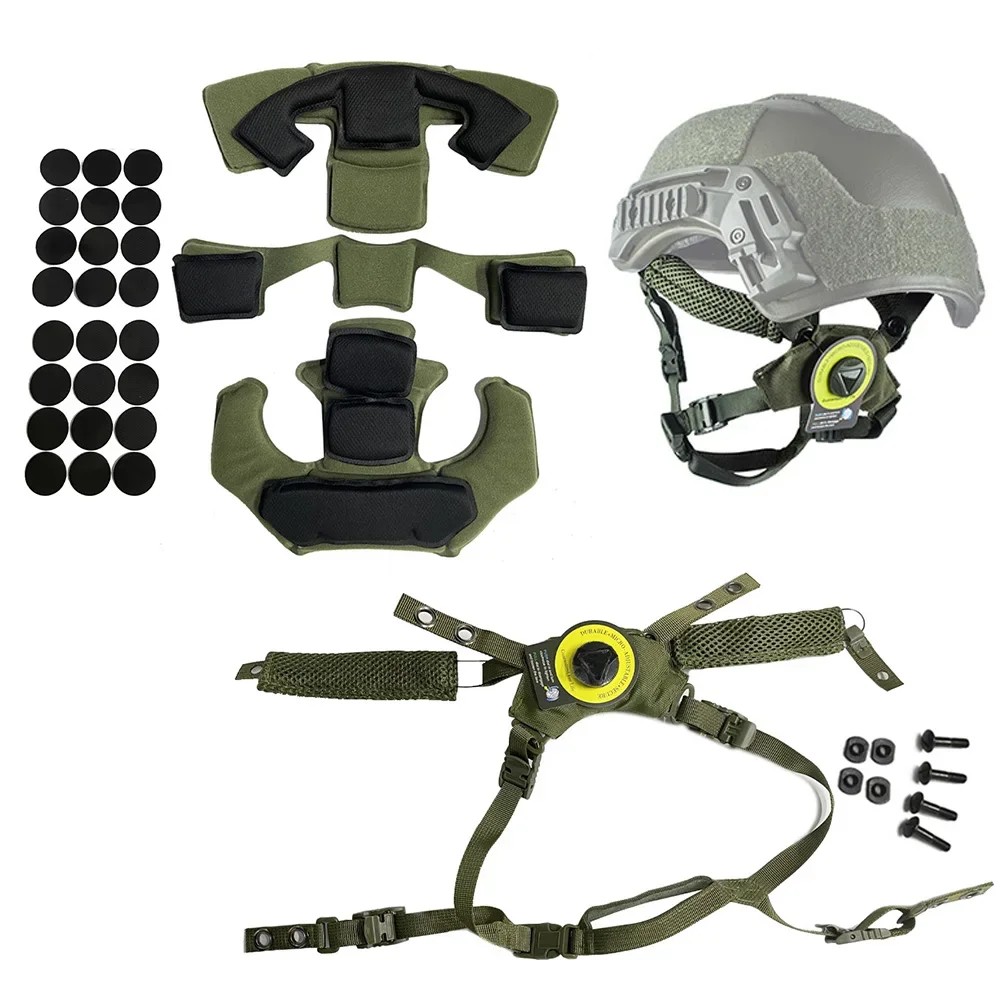 Jual Helmet Dial Suspension System Chin Strap Helmet Padding Kit For ...