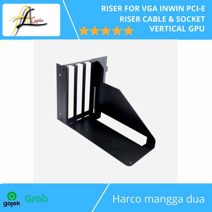 Jual RISER FOR VGA INWIN PCI-E RISER CABLE & SOCKET - VERTICAL GPU ...