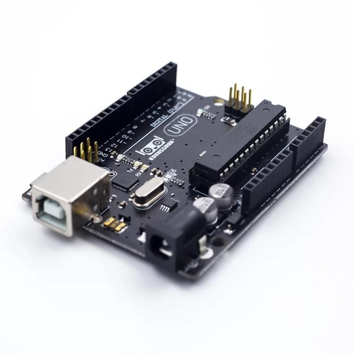 Jual Arduino Uno R3B Black Edition Atmega328P Dip Mega16U2 Original ...