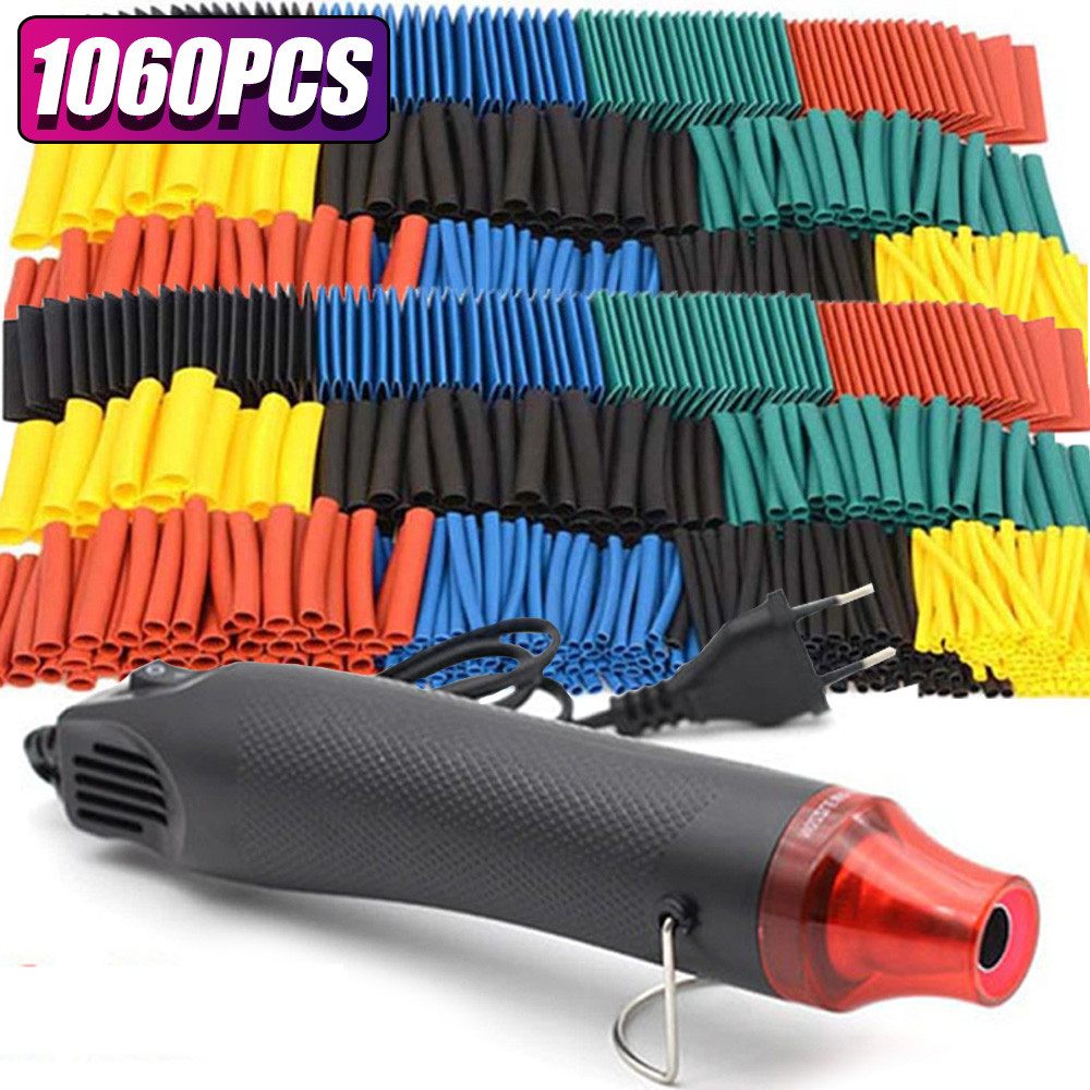 Jual 1060/530/127PCS Heat Shrink Tubing kit 2:1 Shrinkable Wire ...