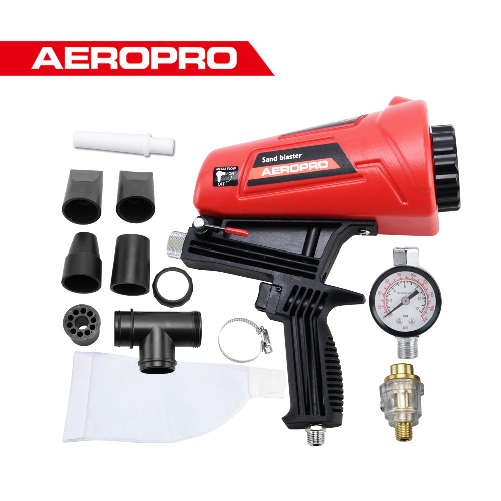 Jual AEROPRO V-641 Gravity Feed Sand Blaster Sand Blasting Machine ...