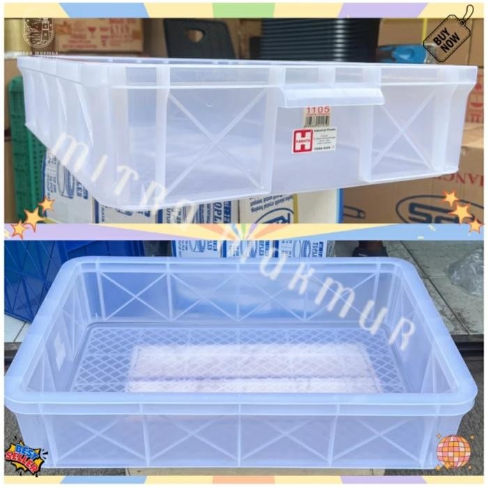 Jual Expedisi 66X47X13 Box Container Hanata 1105 Putih Krat Kontainer ...