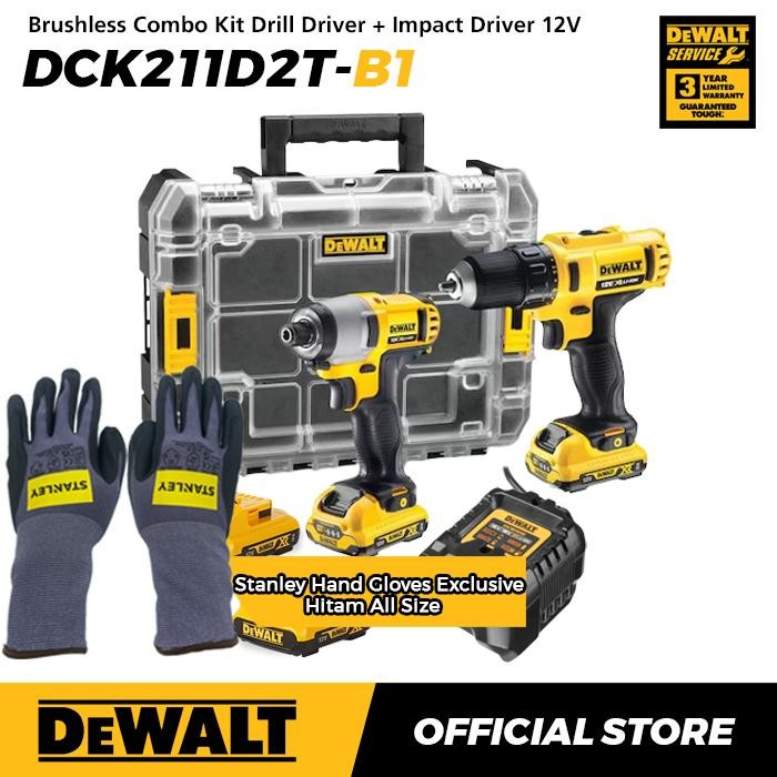 Jual BERKUALITAS Dewalt Brushless Combo Kit Drill Driver (DCD710 ...