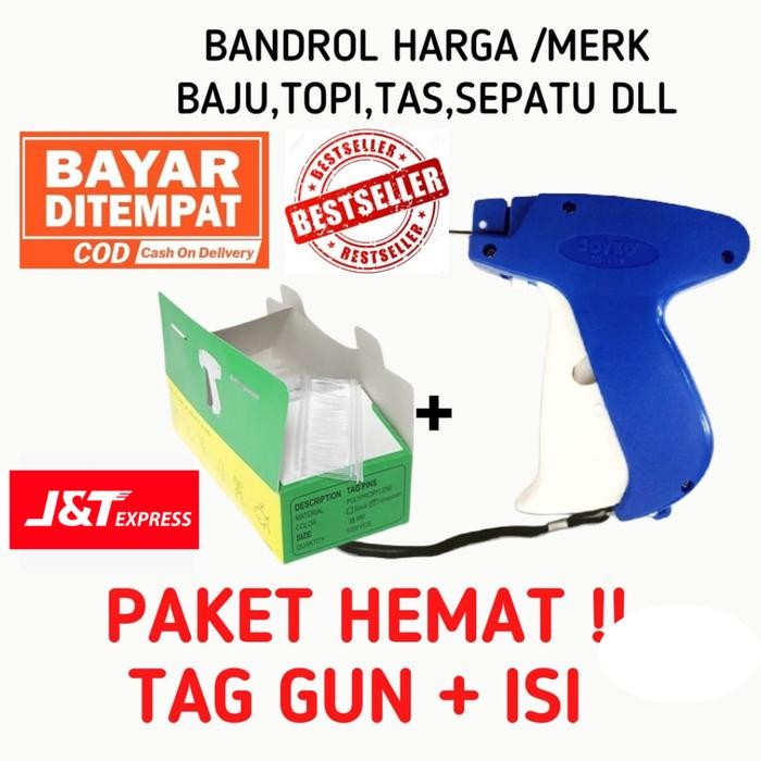 Jual PAKET TERMURAH TAG GUN JOYKO + ISI 5000PCS LABEL BAJU TAG PIN 35M ...