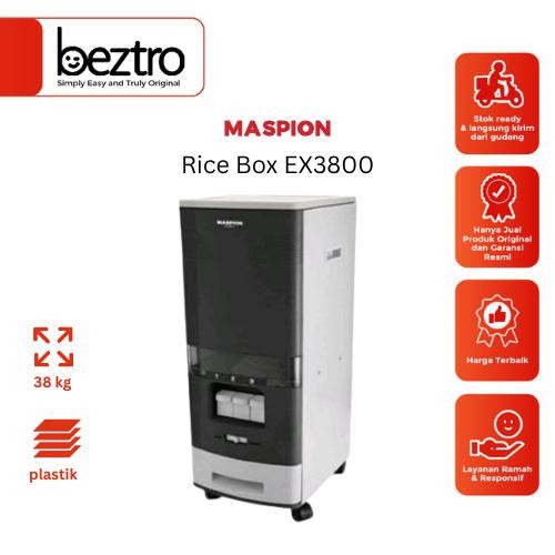 Jual nfin- Maspion Rice Box Tempat Penyimpanan Besar 38Kg Ex-3800 Ex ...