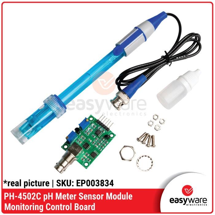 Jual Ph-4502C Ph Meter Sensor Module Monitoring Control Board Ph Sensor ...