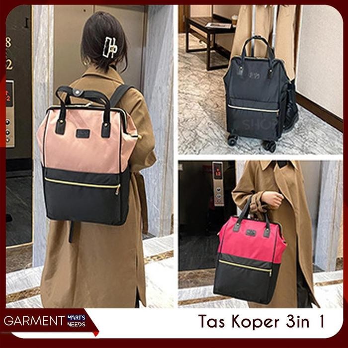 Jual Tas Ransel Roda Traveling Bag Tas Koper Perjalanan Bagasi Pesawat ...
