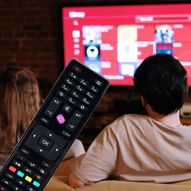 Jual RC-4875 Remote Control for TECHWOOD TV Telefunken Finlux Shar ...