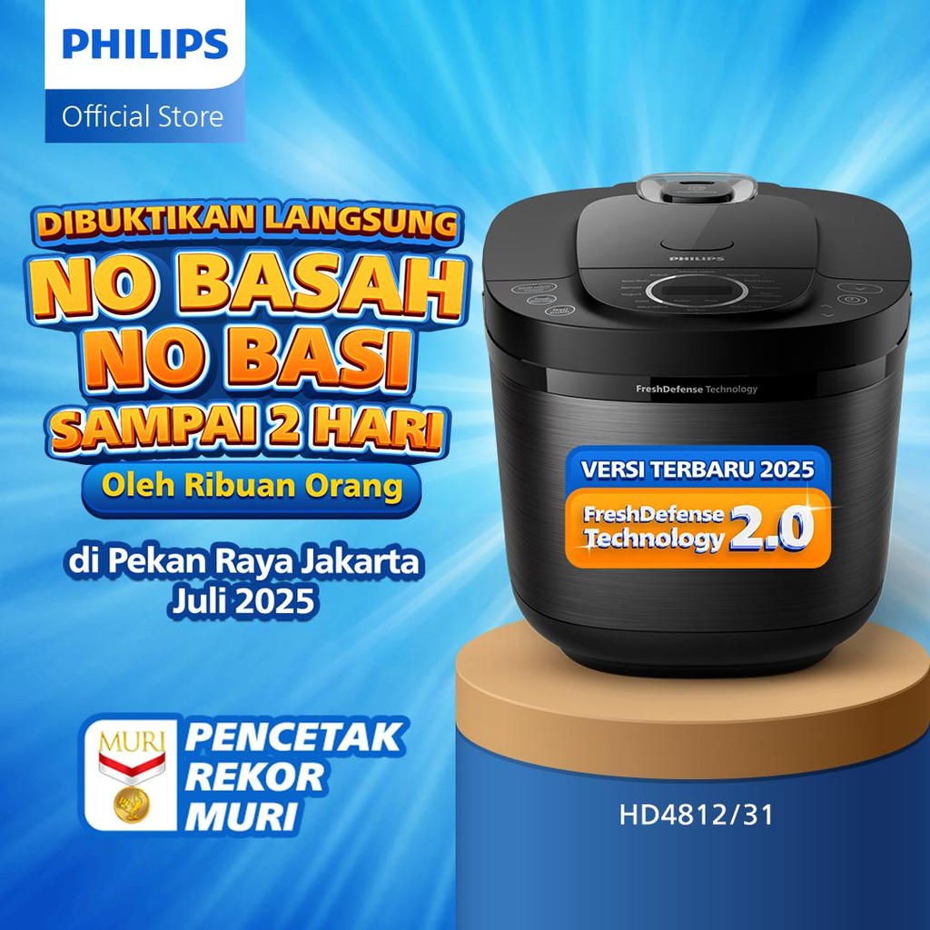 Jual Philips Digital Rice Cooker Magicom 1.8 L - 3000 Digital Series ...