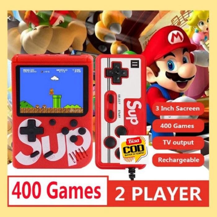 Jual Smartcom Game Boy Mini SUP LCD Retro 400 Permainan Anak Game Box ...