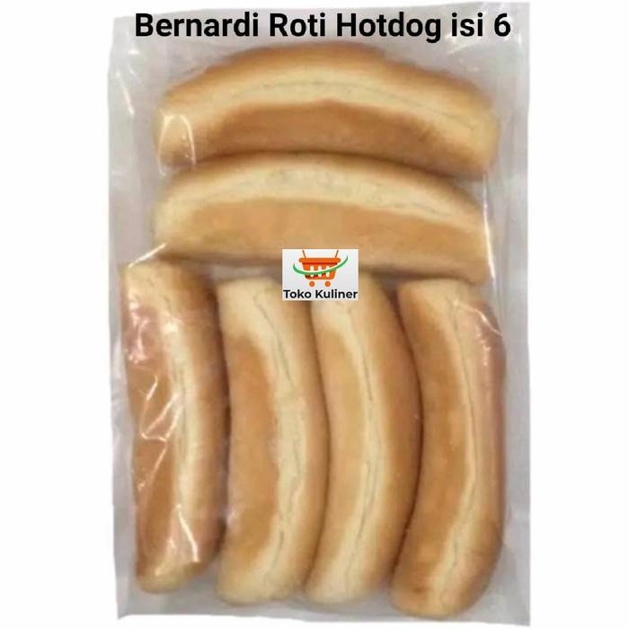 Jual instanGasPoll- Bernardi Roti Hotdog Isi 6Pcs | Shopee Indonesia