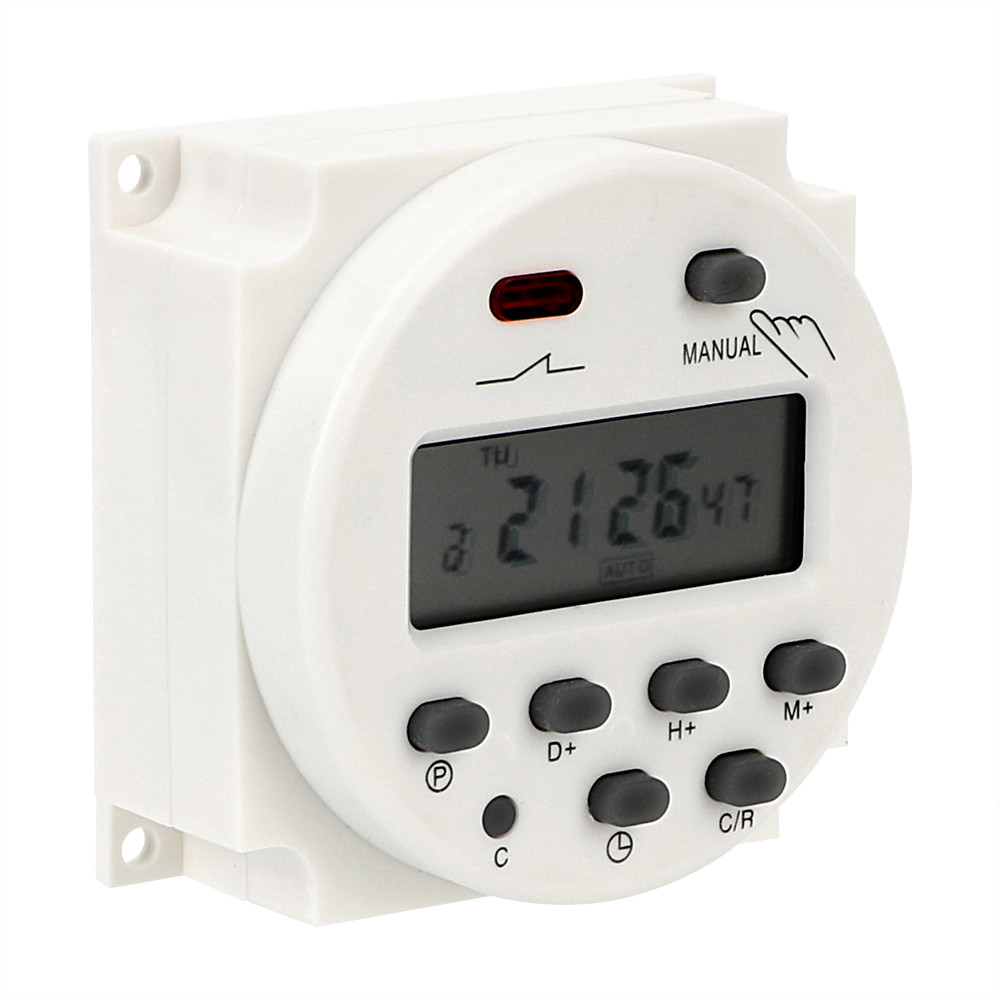 Jual Time Control Switch Auto On/Off Relay Digital LCD Electronic AC ...