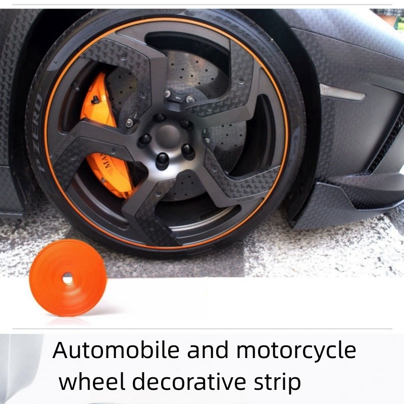 Jual Car Wheel Motorcycle Wheel Decorative Strip Tire Protection Ring ...