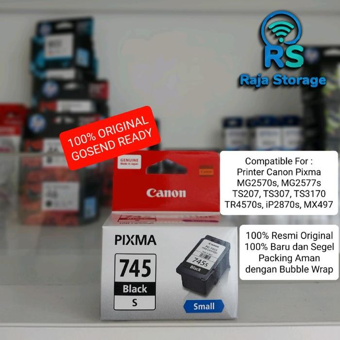 Jual Pilihan- Canon Pg745S Black Ink Fine Cartridge Tinta Pg 745S Hitam ...