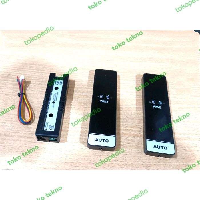 Jual Switch Touchless Hand Wave Exit Button Wireless Wave Automatic ...