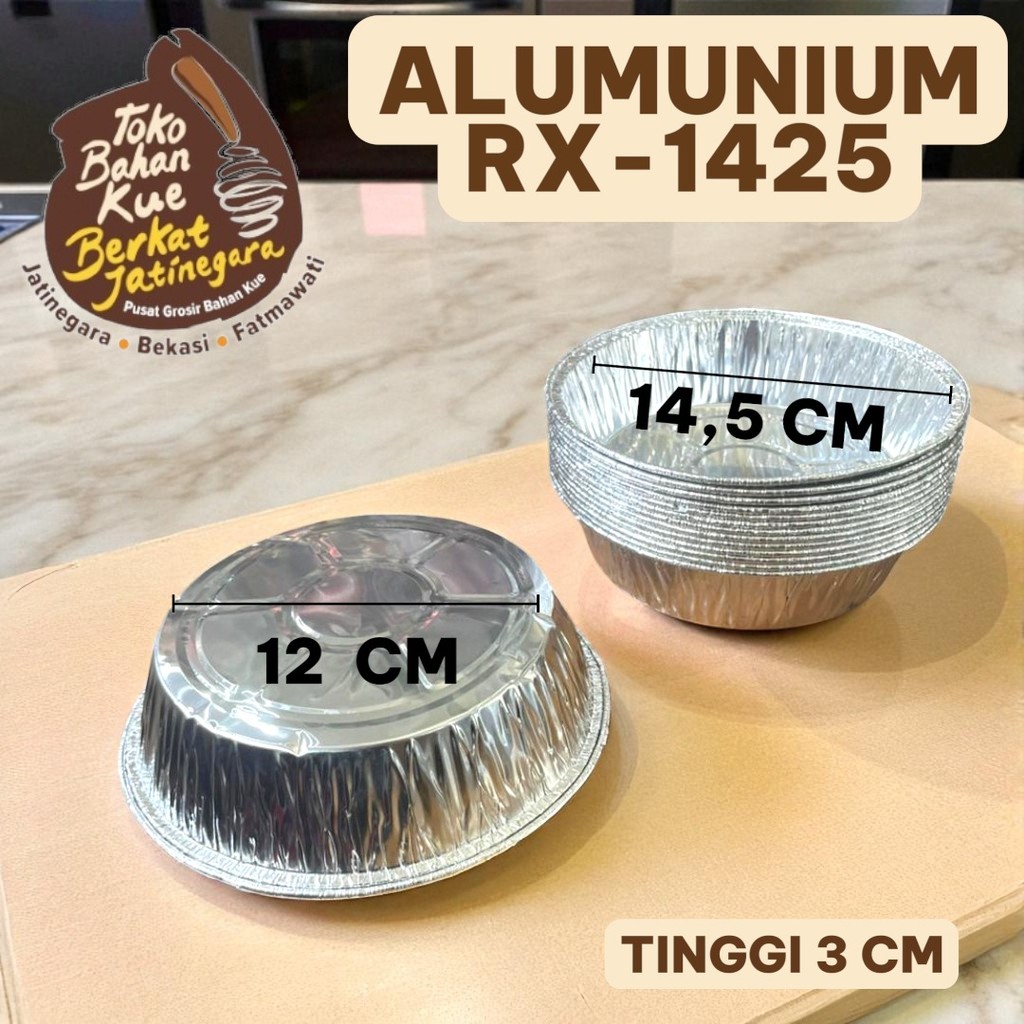Jual ALU TRAY RX-1425 / WADAH ALUMUNIUM /PACK ( 25 PCS ) | Shopee Indonesia