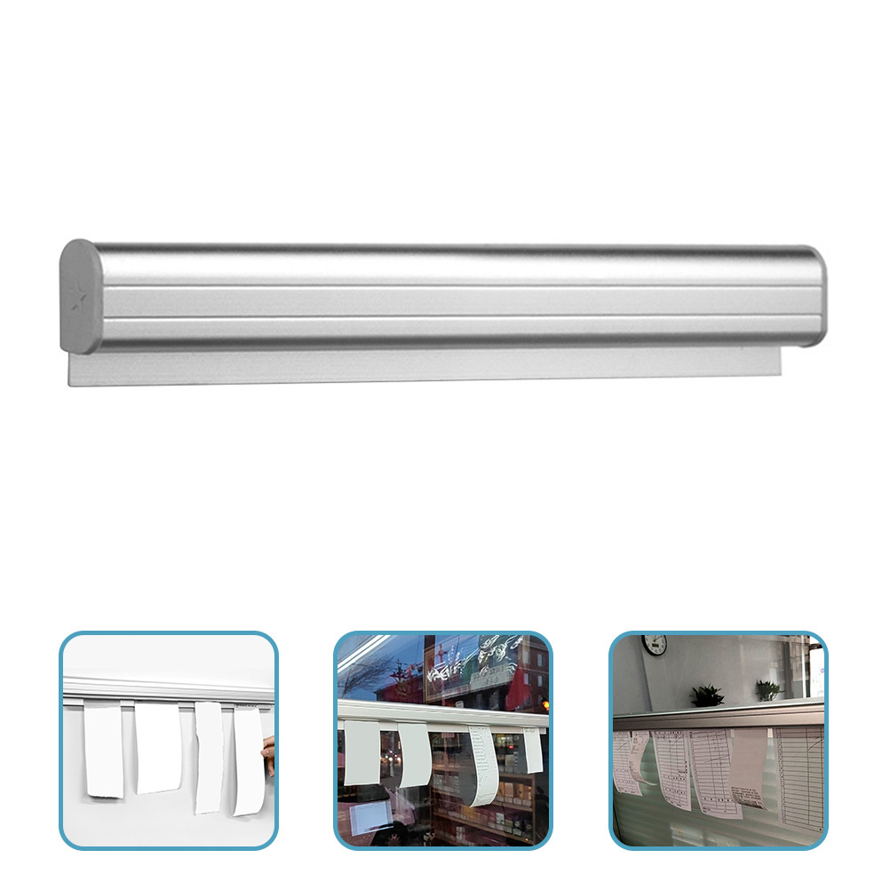 Jual Braces Receipt Holder Organizer Display Rail Clip Order Tickets ...