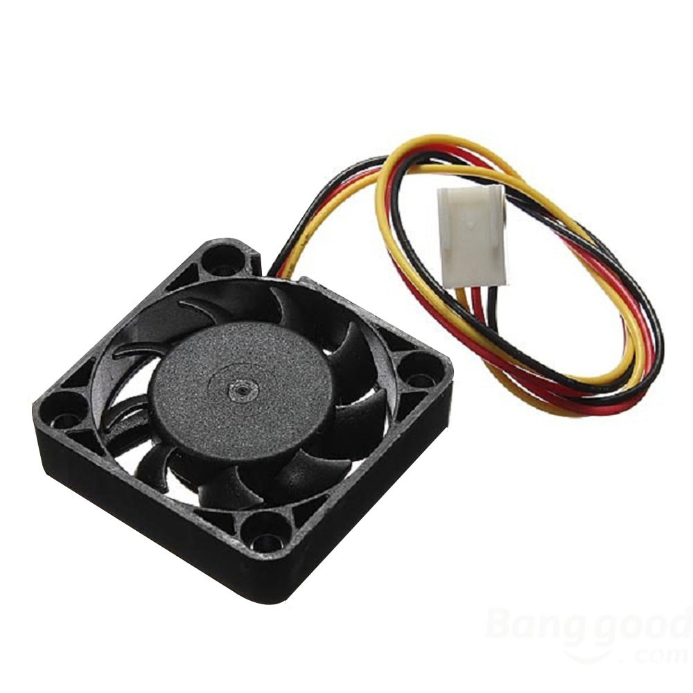 Jual 3-pin DC Fan 12V Brushless x 40mm Computer Small 10mm Mini - CPU ...