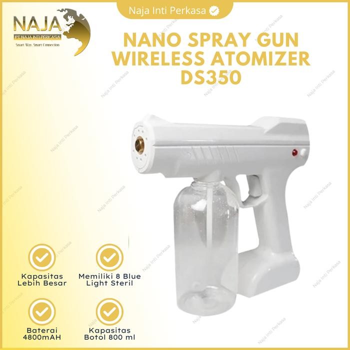 Jual NANO SPRAY WIRELESS ATOMIZER DS350 DISFECTANT SPRAY 800ML | Shopee ...