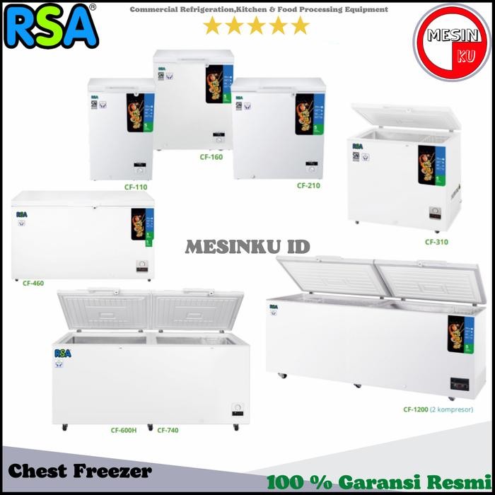 Jual Chest Freezer RSA Freezer Box Freezer Mini Garansi Resmi All ...