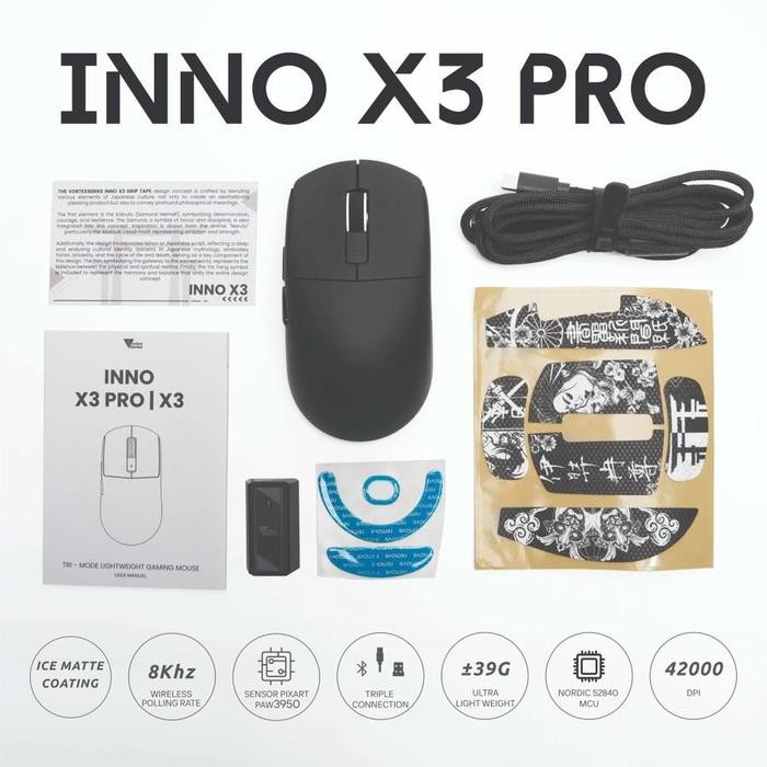 Jual Ready Mouse Vortex INNO X3 PRO Vortexseries INNO X3 PRO 8K Ultra ...