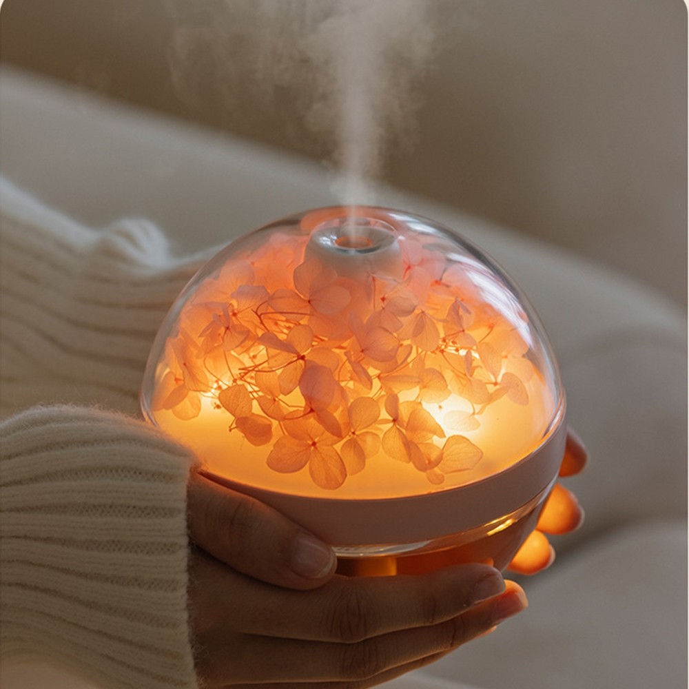 Jual Portable Wireless Air Humidifier Eternal Flower 270ML Cool Mist ...