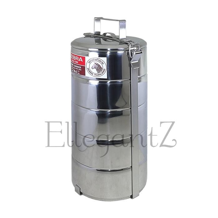 Jual Rantang Makan Stainless Steel Zebra 5 Susun Diameter 16Cm ( 150165 ...