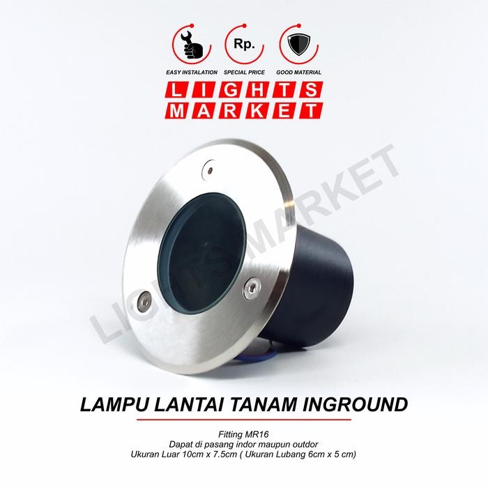 Jual dfue- Lampu Lantai Outdoor Tanam Led Waterproof Inground Light ...