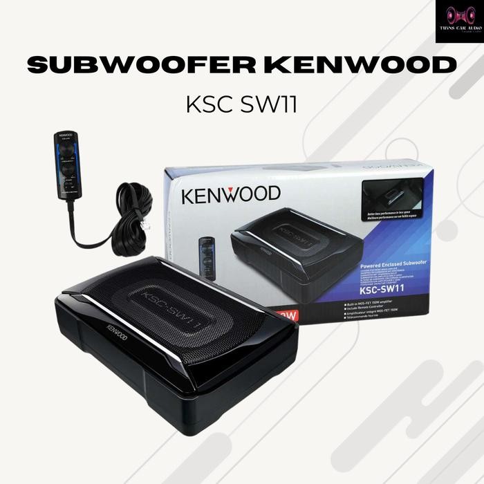 Jual Kenwood KSC-SW11 Subwoofer Kolong Jok Mobil - Bass Kuat, Desain