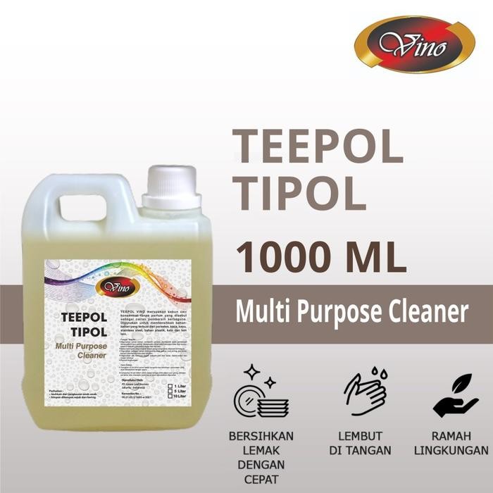Jual Teepol Tipol Cairan Pembersih Serbaguna Konsentrat VINO 1 LITER ...