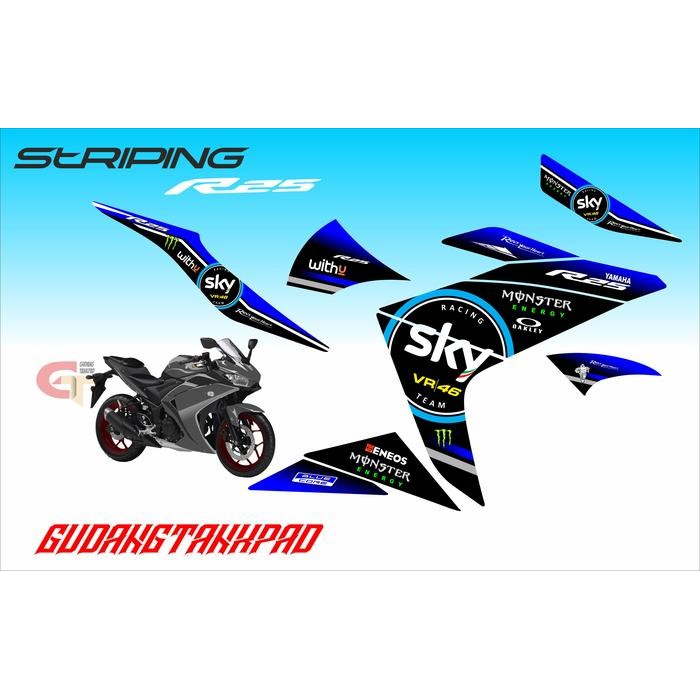 Jual STRIPING R25 STIKER STRIPING R25 VR 46 | Shopee Indonesia