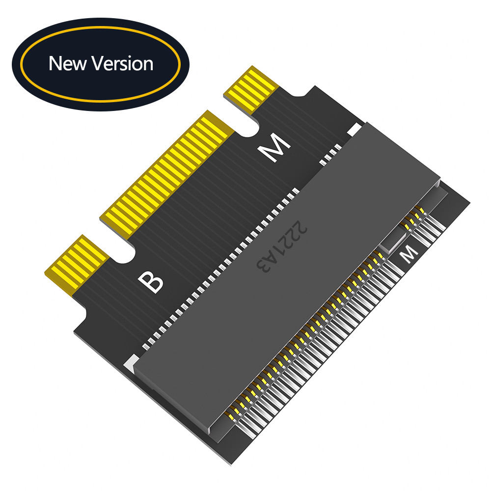 Jual NEW M.2 NVME M-Key B+M 2230 to 2242 Extension Adapter for ThinkPad ...