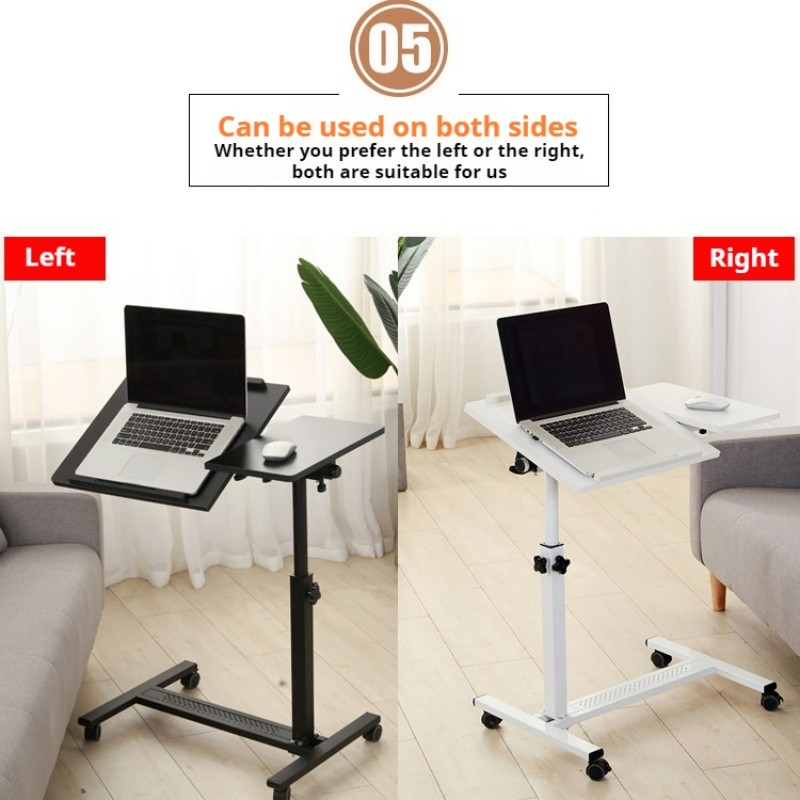 Jual Merkuriusss Adjustable Mobile Computer Desk Portable Lazy Bedside ...